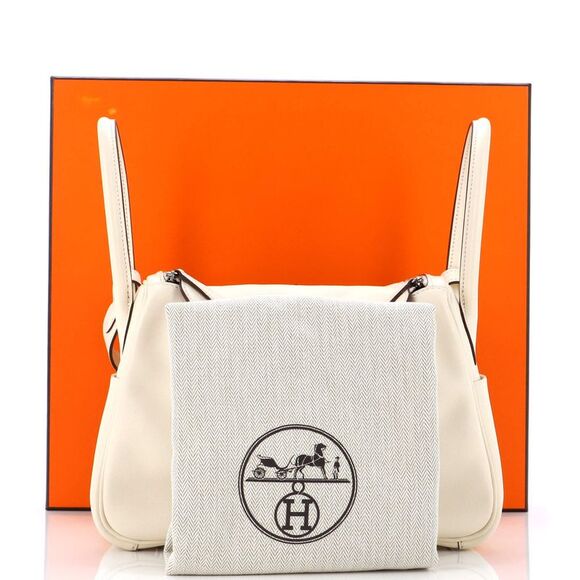 Hermes Lindy Bag Verso Swift 26 Neutral - Picture 2 of 9